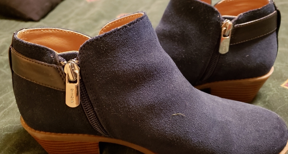 Vionic Blue Suede Ankle Boot - image 3